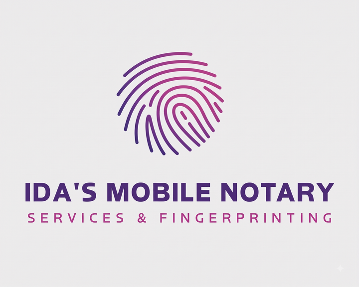 Ida's Mobile Notary Services & Fingerprinting logo